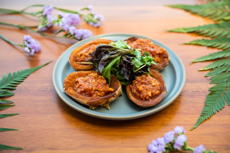 Chilli Crab Potato Skins