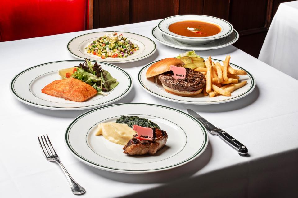 Lunch set at Wolfgang's Steakhouse