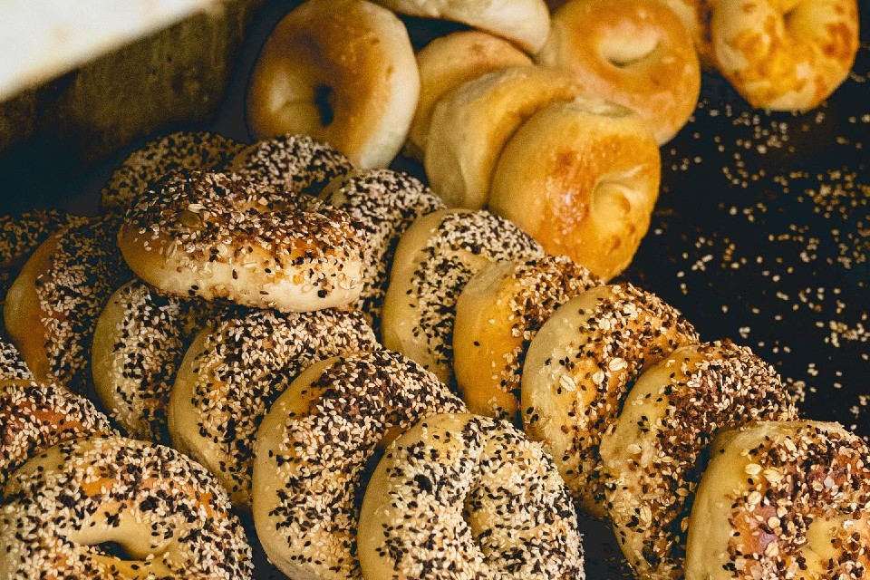 two men bagel house