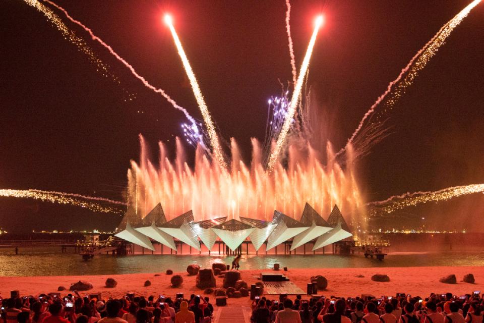 Popular Outdoor Night Show Wings of Time Swoops Back Into Sentosa