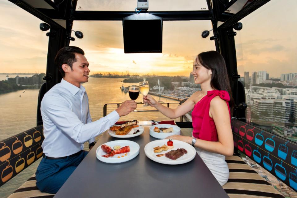 Cable Car Sky Dining’s Stardust Cabin Returns With a Culinary Love Note to Asia