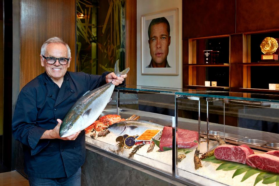 Chef Wolfgang Puck at CUT Singapore