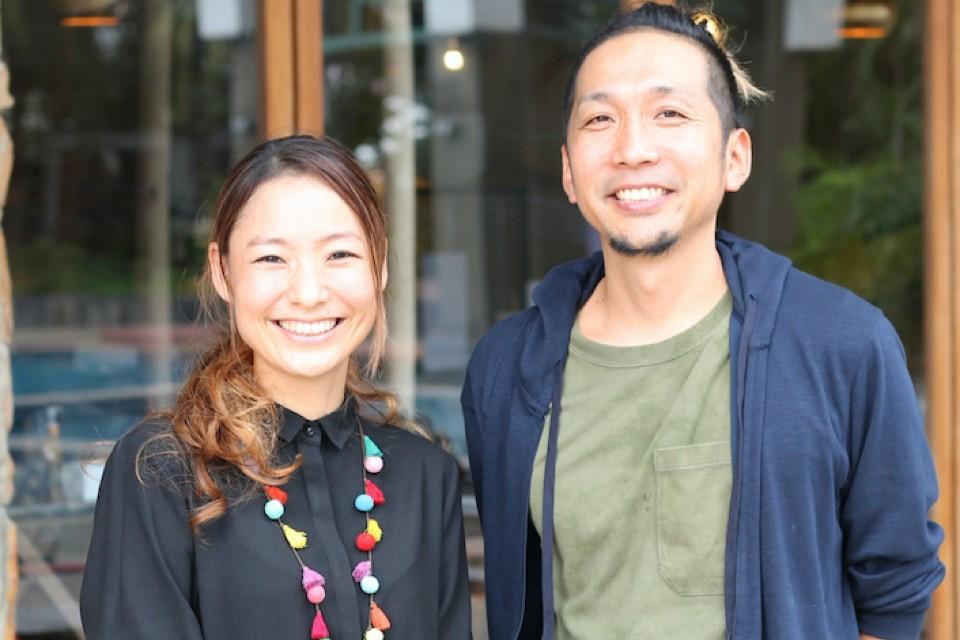 Masuko, Pizza 4P's CEO, and Sanae Takasugi, Deputy CEO