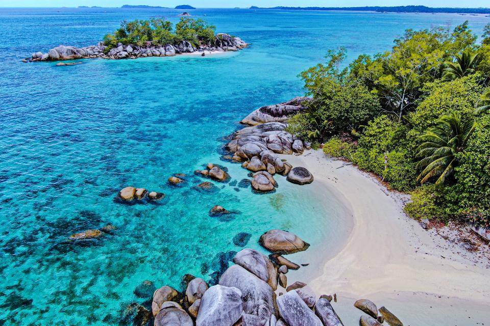 Belitung Archipelago Aerial Shot