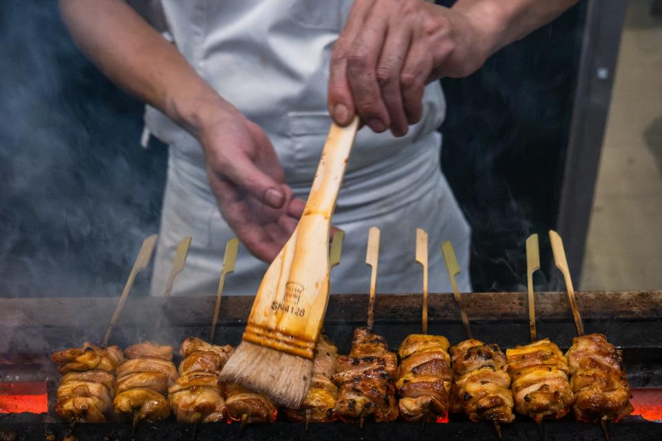 Yakitori at Torimitsu x Tanuki Raw