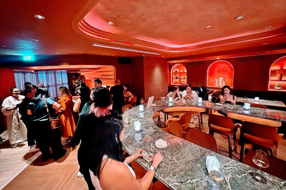 Dining and wine room