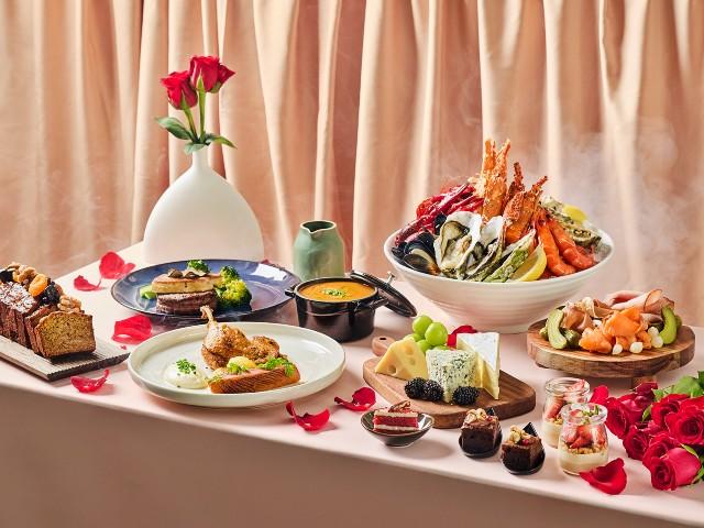 Indulge in a Valentine’s Day Semi-Buffet with City Views at Sky22