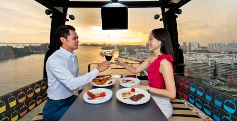 Cable Car Sky Dining’s Stardust Cabin Returns With a Culinary Love Note to Asia
