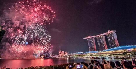 Fireworks Spectacle at Kinki Restaurant + Bar