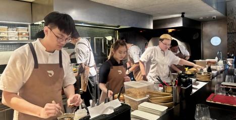 Expat Reporter Rebecca Assice Delighted by One Prawn's $100 Tasting Menu