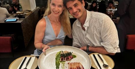 Expat Reporter Rebecca Assice Delighted by One Prawn's $100 Tasting Menu