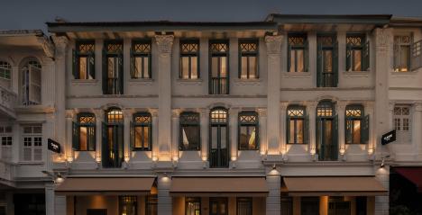 Claude Hotel China Town Singapore Exterior Night View