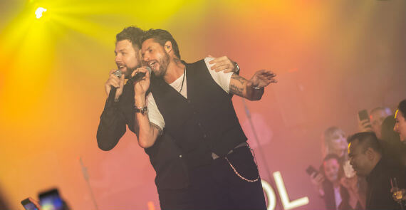 Keith Duffy and Brian McFadden